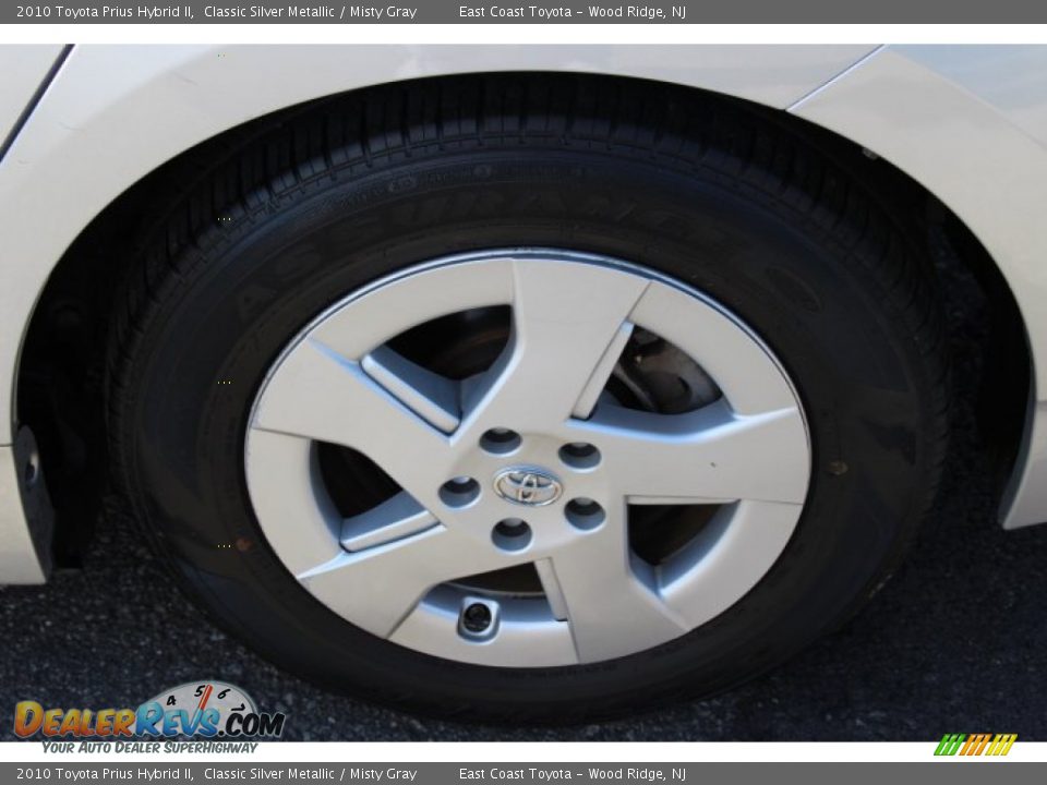 2010 Toyota Prius Hybrid II Classic Silver Metallic / Misty Gray Photo #15