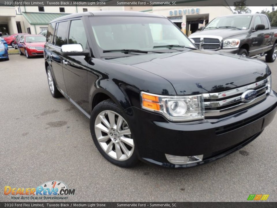 2010 Ford Flex Limited Tuxedo Black / Medium Light Stone Photo #1