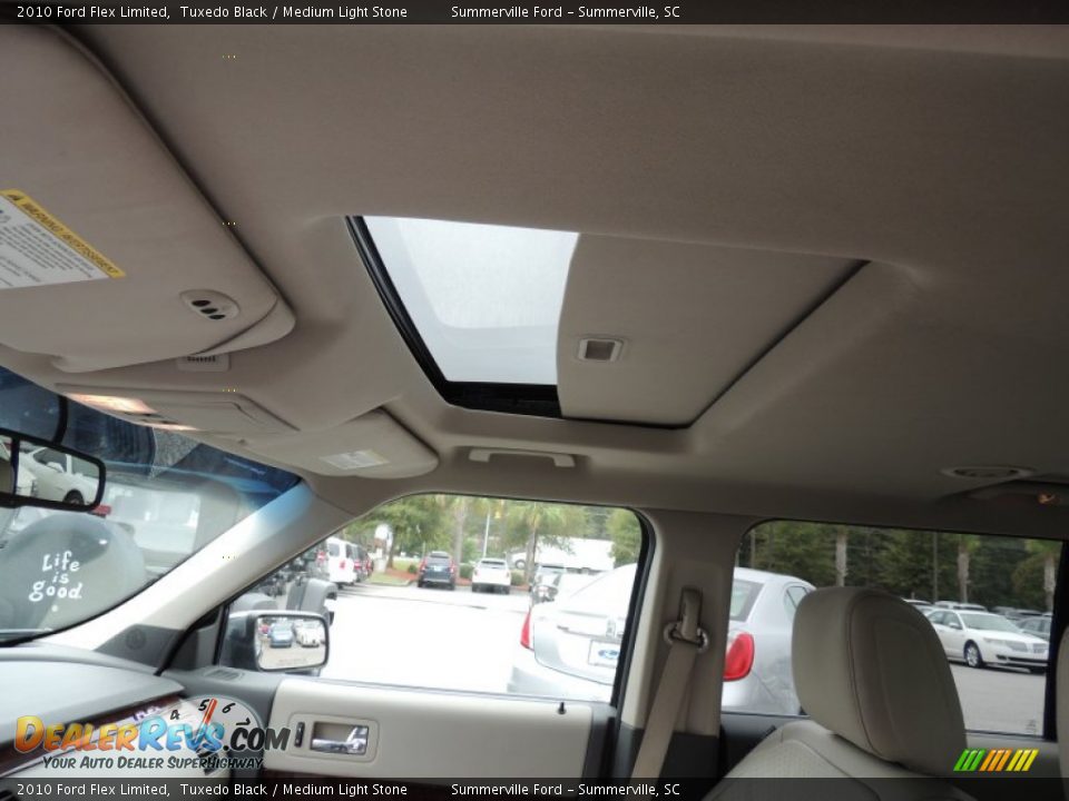 2010 Ford Flex Limited Tuxedo Black / Medium Light Stone Photo #4