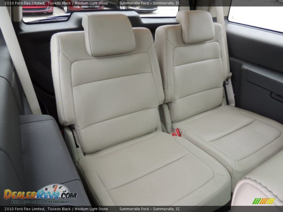 2010 Ford Flex Limited Tuxedo Black / Medium Light Stone Photo #12
