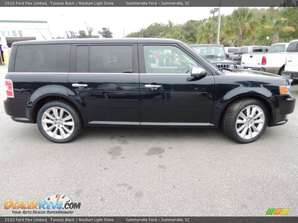 2010 Ford Flex Limited Tuxedo Black / Medium Light Stone Photo #14