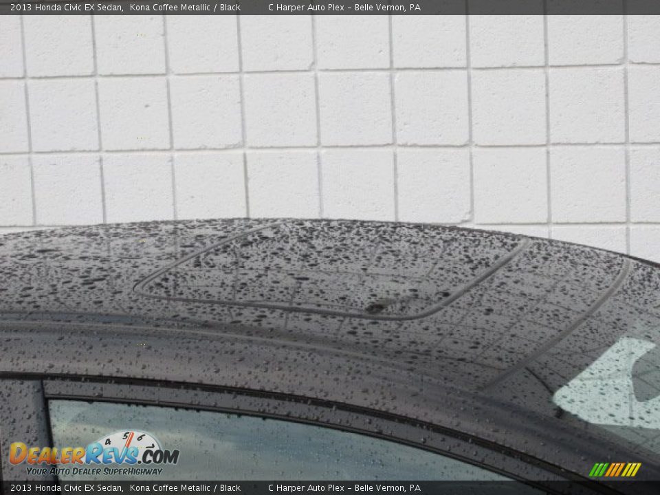 2013 Honda Civic EX Sedan Kona Coffee Metallic / Black Photo #4