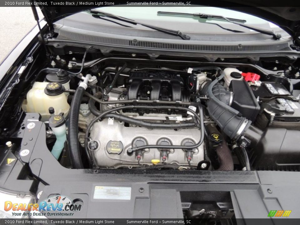 2010 Ford Flex Limited Tuxedo Black / Medium Light Stone Photo #21