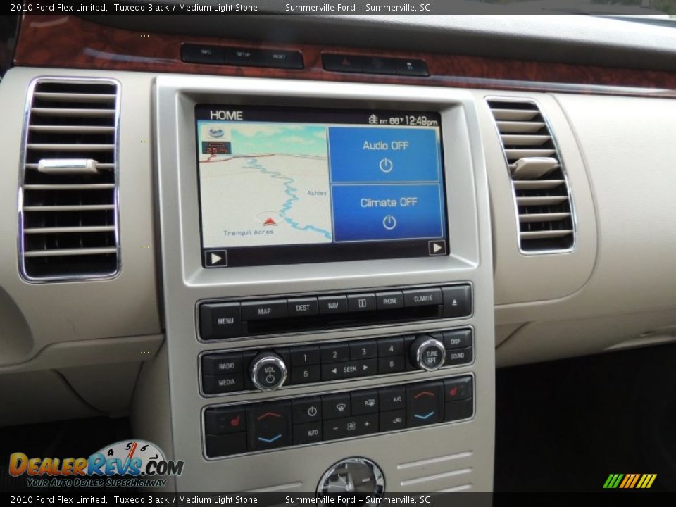 2010 Ford Flex Limited Tuxedo Black / Medium Light Stone Photo #23