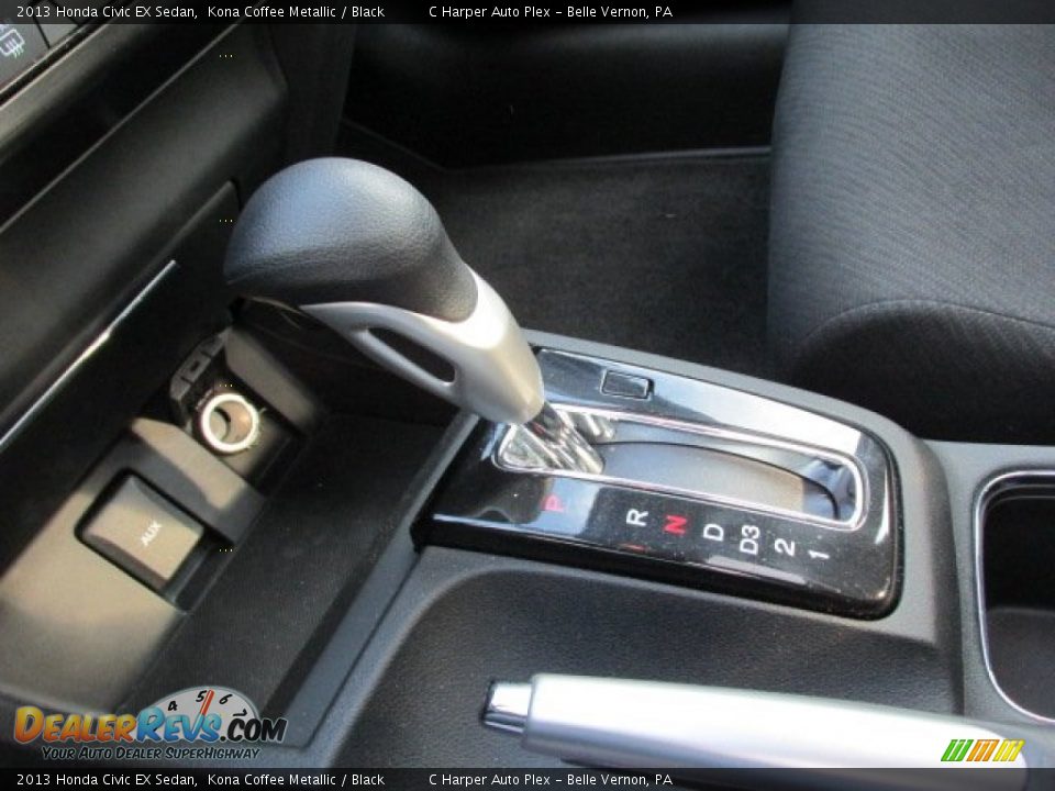 2013 Honda Civic EX Sedan Kona Coffee Metallic / Black Photo #15
