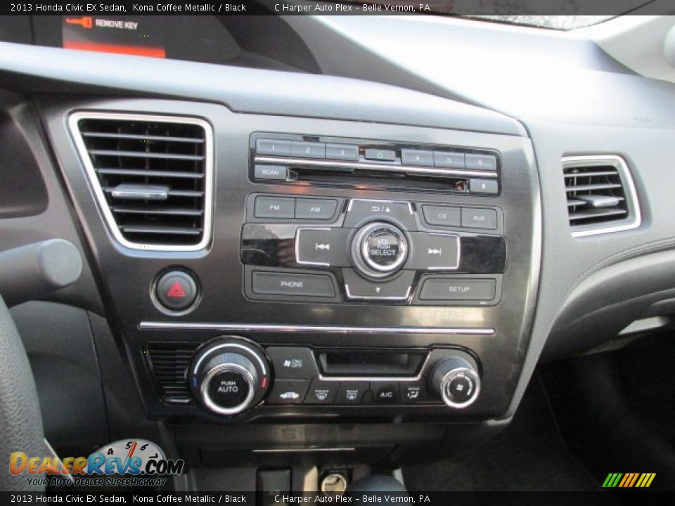 2013 Honda Civic EX Sedan Kona Coffee Metallic / Black Photo #16