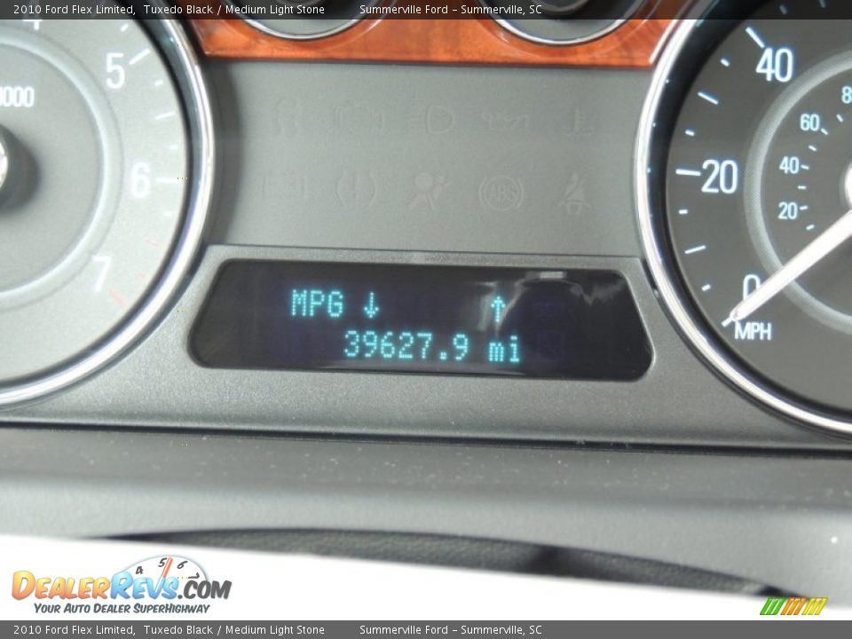 2010 Ford Flex Limited Tuxedo Black / Medium Light Stone Photo #27