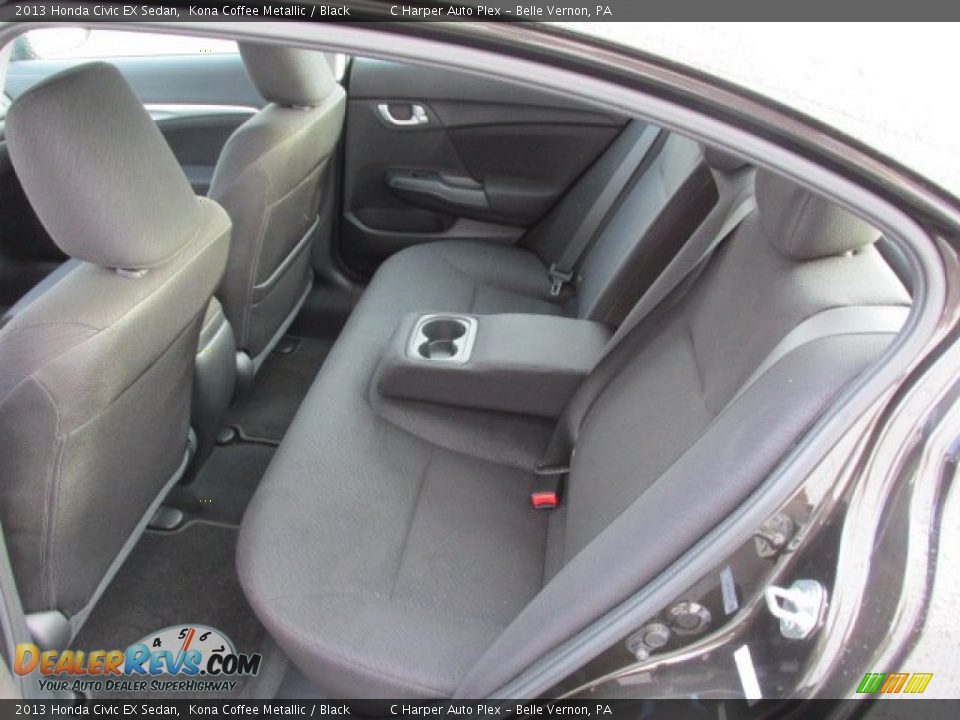 2013 Honda Civic EX Sedan Kona Coffee Metallic / Black Photo #20