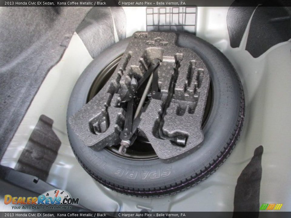 2013 Honda Civic EX Sedan Kona Coffee Metallic / Black Photo #22