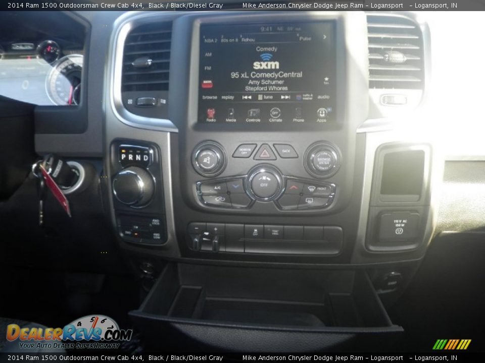 2014 Ram 1500 Outdoorsman Crew Cab 4x4 Black / Black/Diesel Gray Photo #6