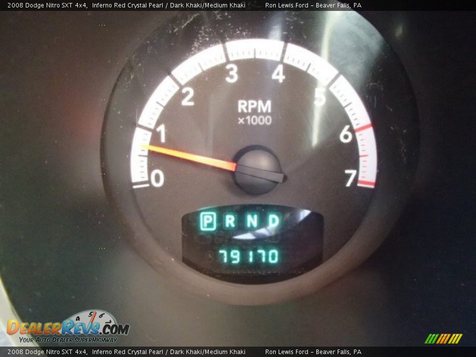2008 Dodge Nitro SXT 4x4 Inferno Red Crystal Pearl / Dark Khaki/Medium Khaki Photo #19