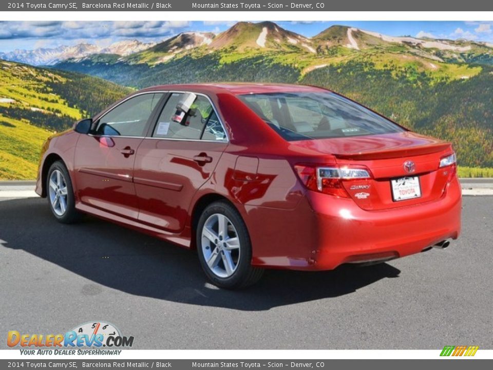 2014 Toyota Camry SE Barcelona Red Metallic / Black Photo #3