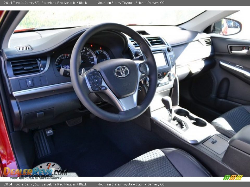 2014 Toyota Camry SE Barcelona Red Metallic / Black Photo #5