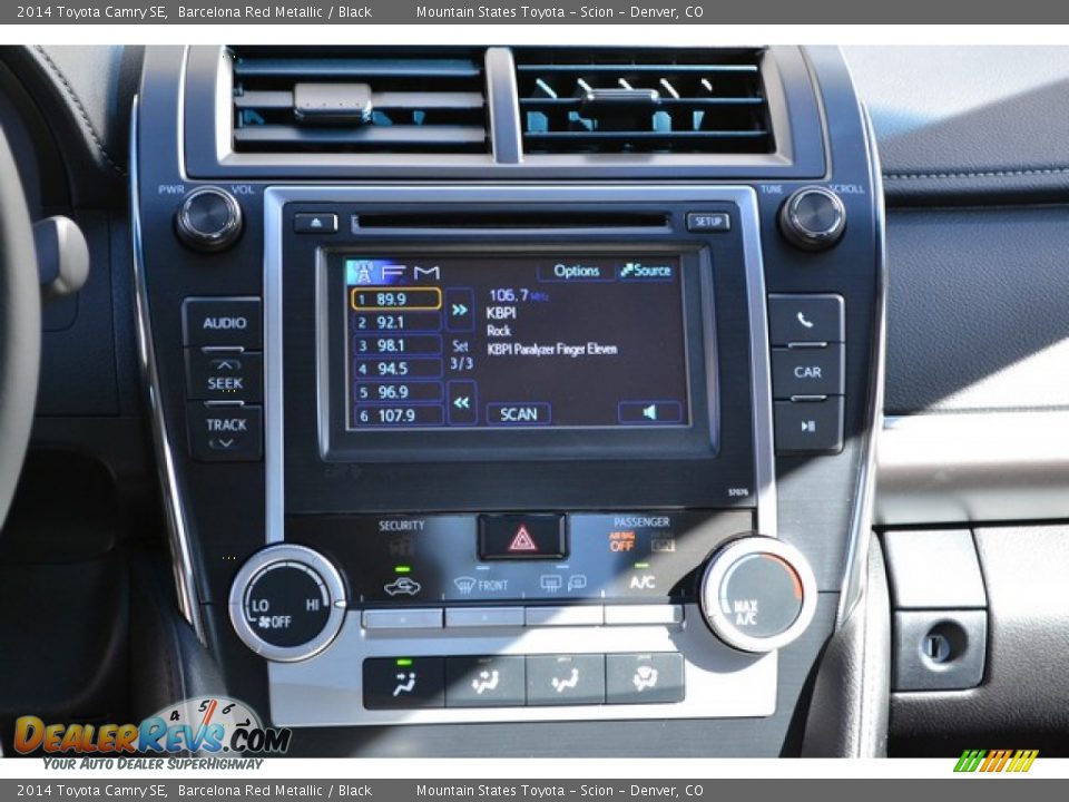 2014 Toyota Camry SE Barcelona Red Metallic / Black Photo #7