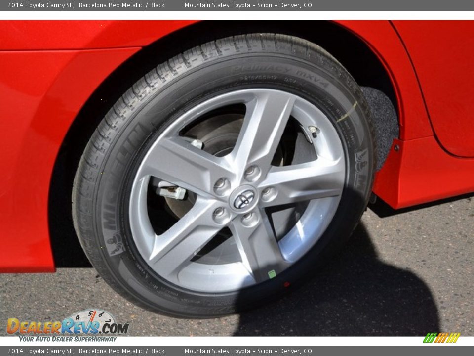 2014 Toyota Camry SE Barcelona Red Metallic / Black Photo #10