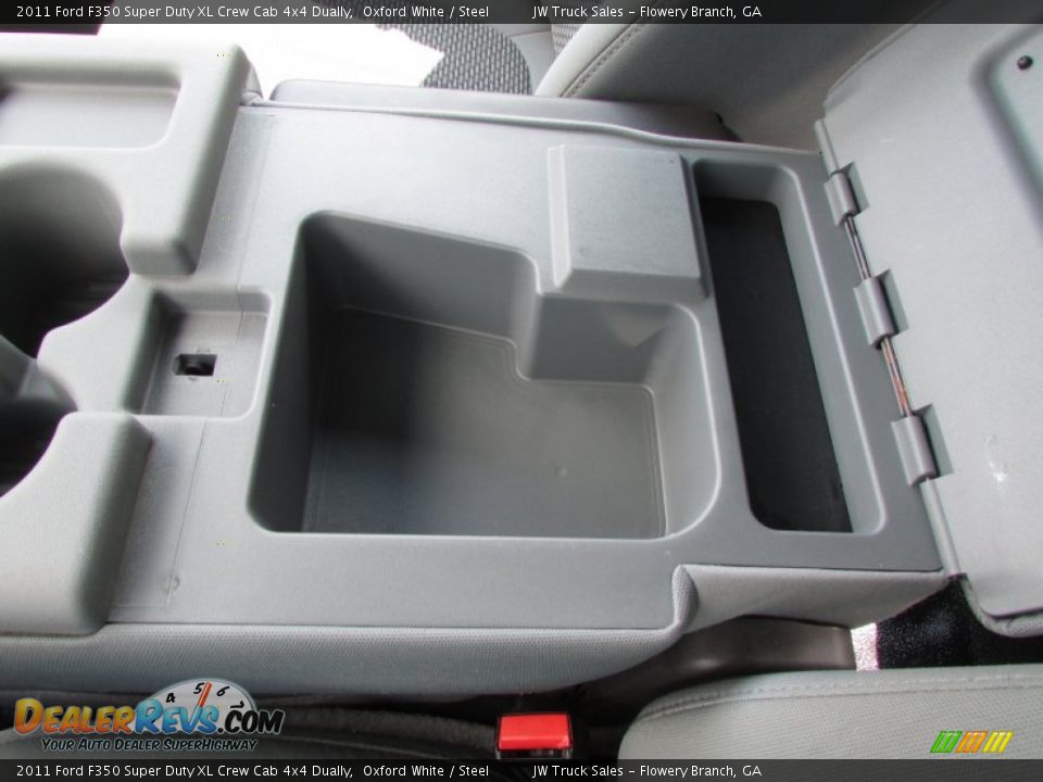 2011 Ford F350 Super Duty XL Crew Cab 4x4 Dually Oxford White / Steel Photo #36