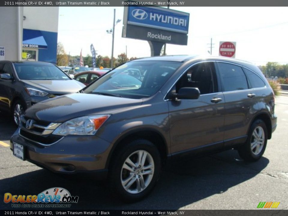 2011 Honda CR-V EX 4WD Urban Titanium Metallic / Black Photo #1