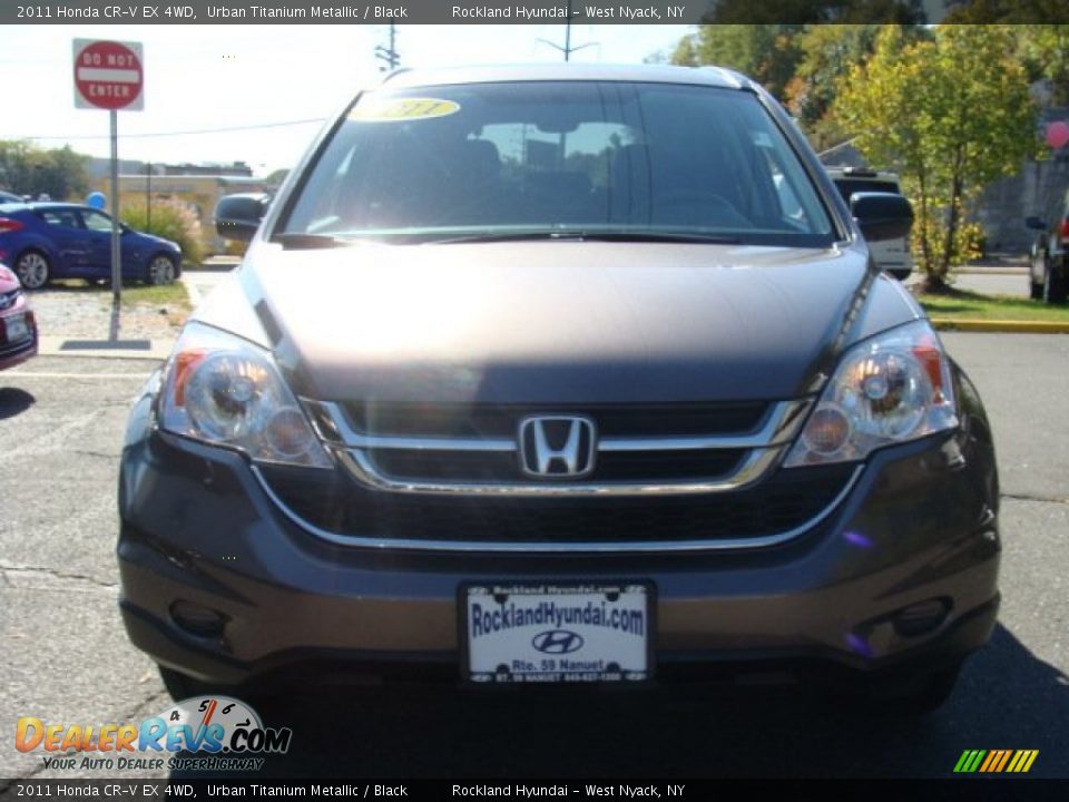2011 Honda CR-V EX 4WD Urban Titanium Metallic / Black Photo #2