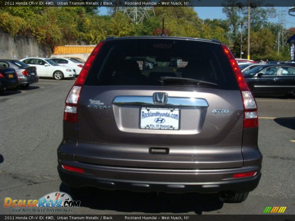 2011 Honda CR-V EX 4WD Urban Titanium Metallic / Black Photo #5