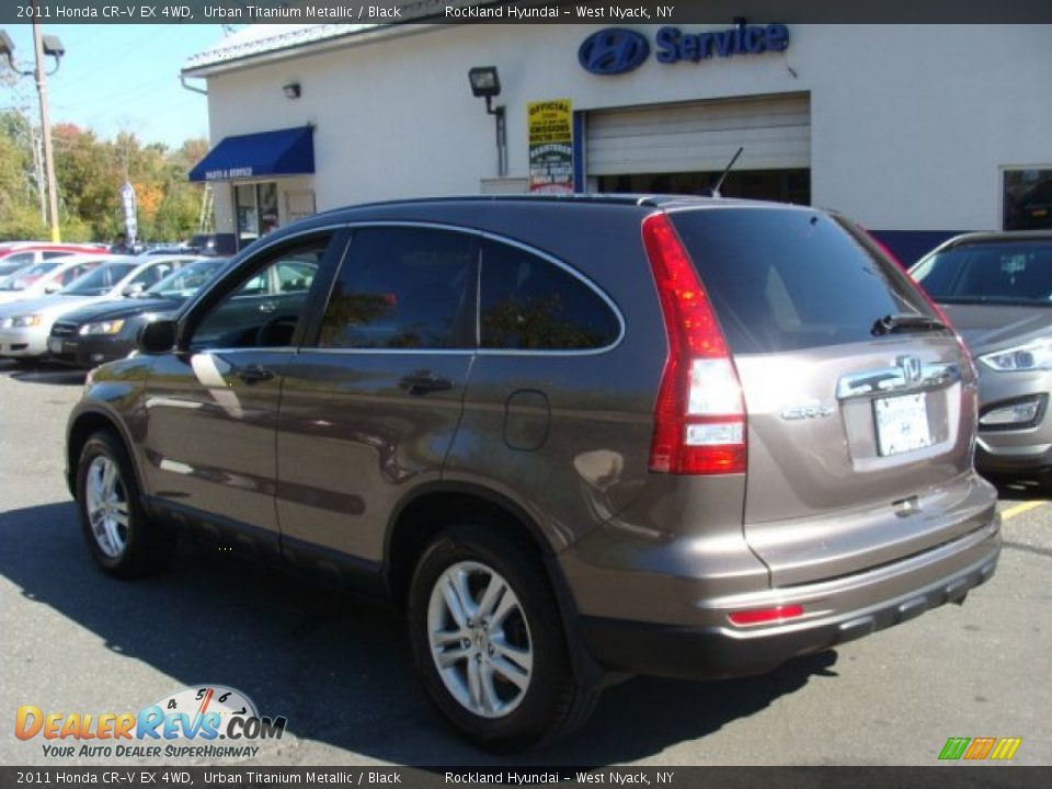 2011 Honda CR-V EX 4WD Urban Titanium Metallic / Black Photo #6