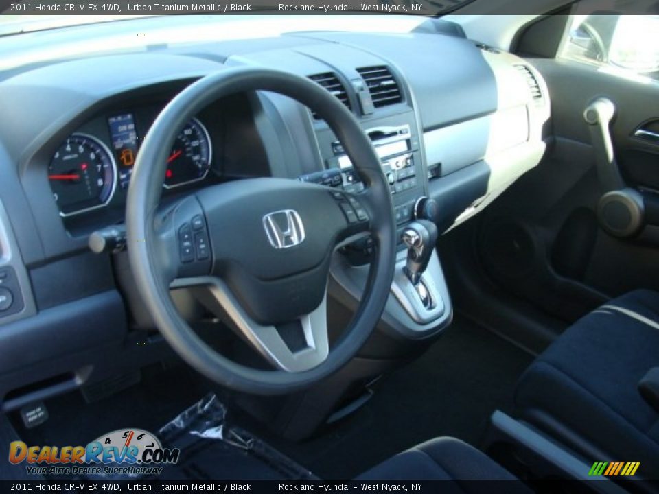 2011 Honda CR-V EX 4WD Urban Titanium Metallic / Black Photo #9