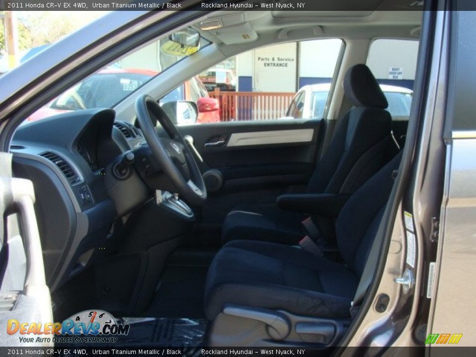 2011 Honda CR-V EX 4WD Urban Titanium Metallic / Black Photo #10