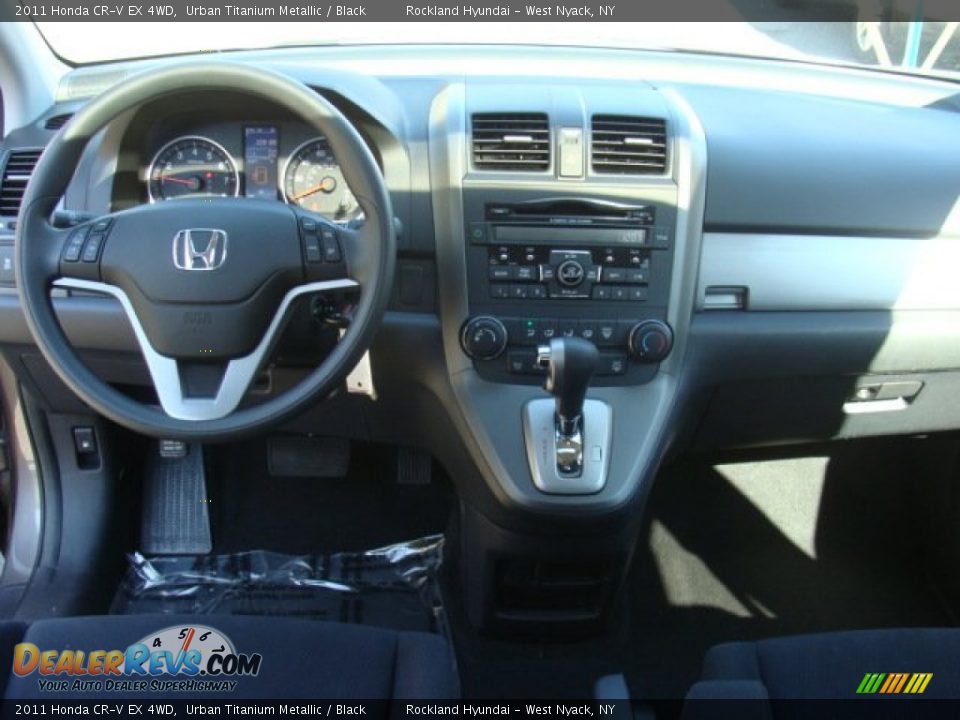 2011 Honda CR-V EX 4WD Urban Titanium Metallic / Black Photo #12