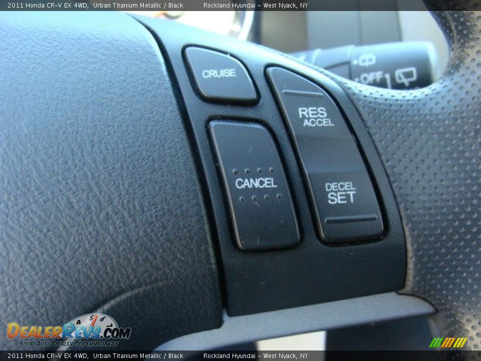 2011 Honda CR-V EX 4WD Urban Titanium Metallic / Black Photo #16