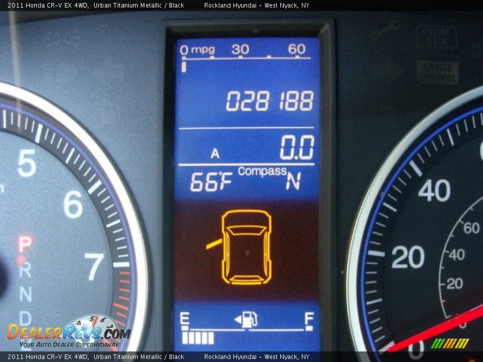 2011 Honda CR-V EX 4WD Urban Titanium Metallic / Black Photo #17