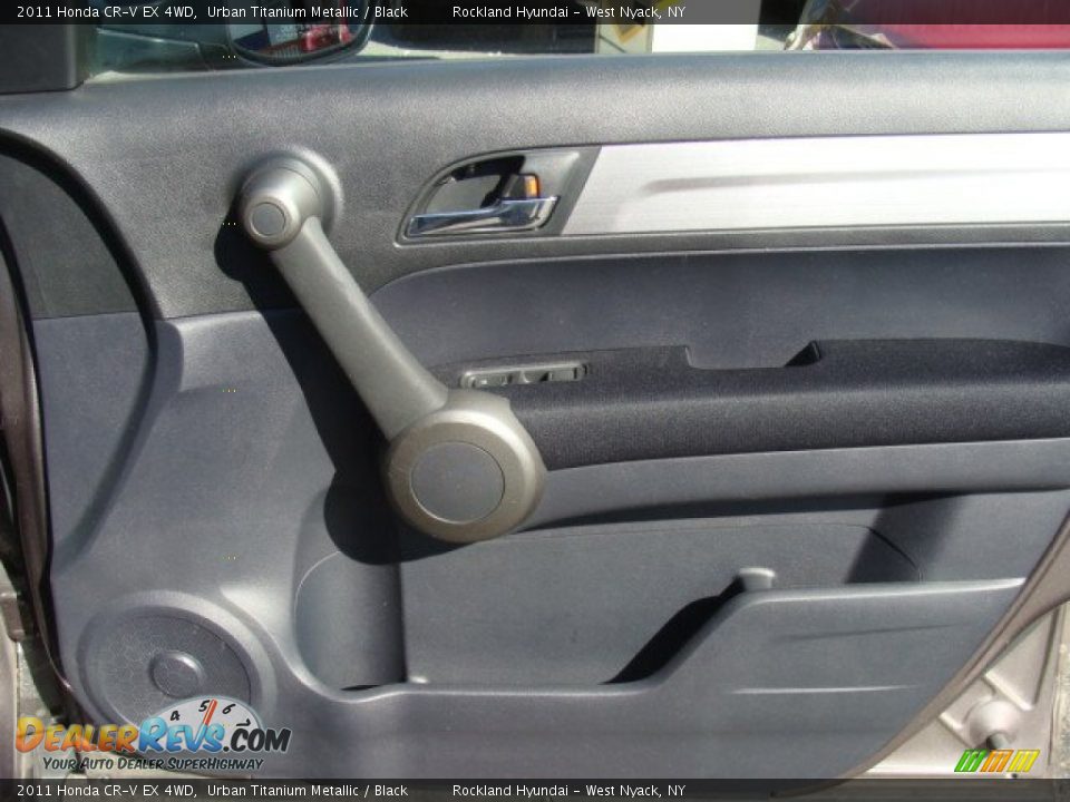 2011 Honda CR-V EX 4WD Urban Titanium Metallic / Black Photo #24