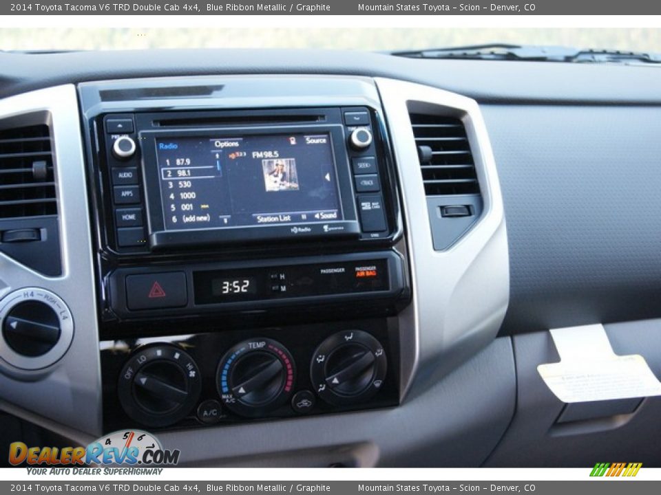2014 Toyota Tacoma V6 TRD Double Cab 4x4 Blue Ribbon Metallic / Graphite Photo #6