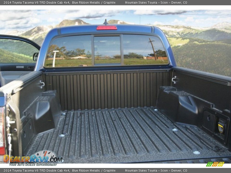 2014 Toyota Tacoma V6 TRD Double Cab 4x4 Blue Ribbon Metallic / Graphite Photo #8