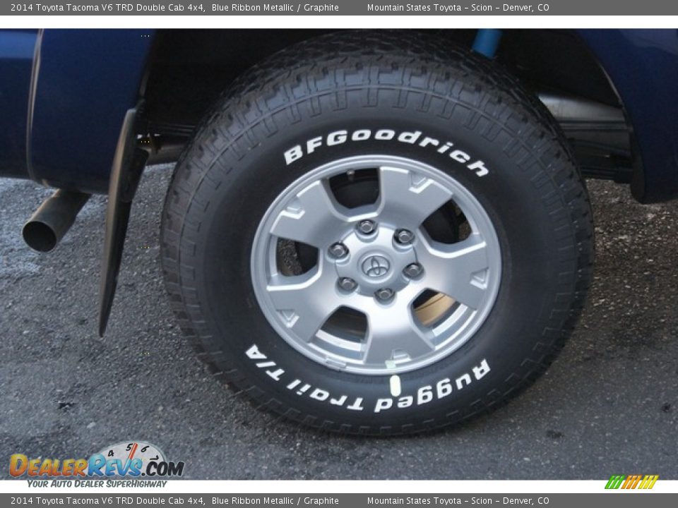 2014 Toyota Tacoma V6 TRD Double Cab 4x4 Blue Ribbon Metallic / Graphite Photo #9