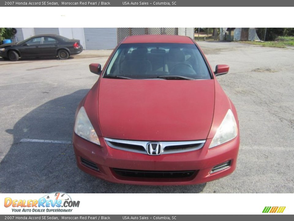 2007 Honda Accord SE Sedan Moroccan Red Pearl / Black Photo #1