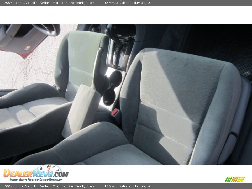 2007 Honda Accord SE Sedan Moroccan Red Pearl / Black Photo #9
