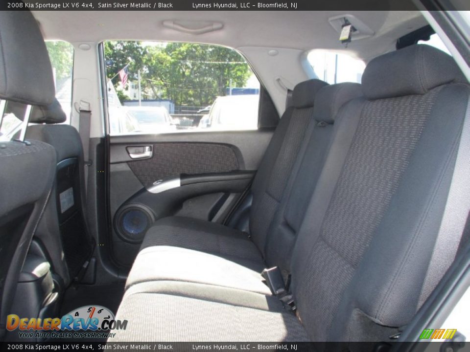 2008 Kia Sportage LX V6 4x4 Satin Silver Metallic / Black Photo #9