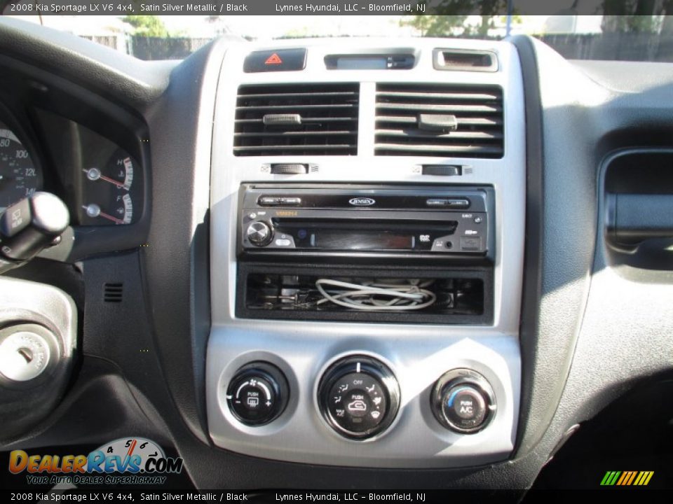2008 Kia Sportage LX V6 4x4 Satin Silver Metallic / Black Photo #11
