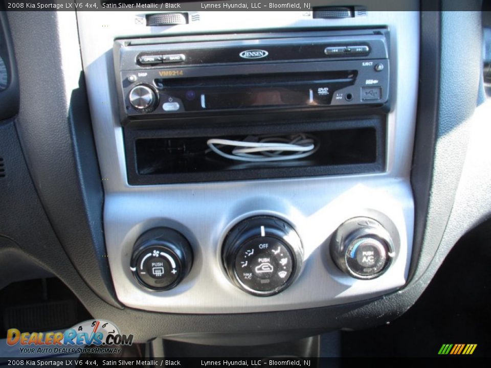 2008 Kia Sportage LX V6 4x4 Satin Silver Metallic / Black Photo #13