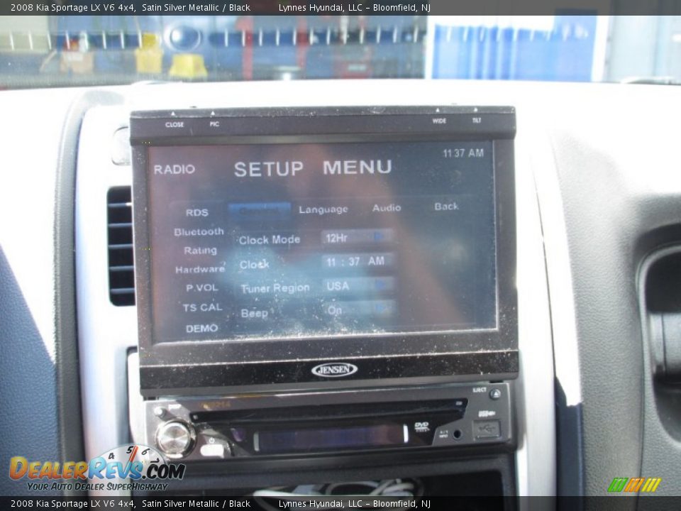 2008 Kia Sportage LX V6 4x4 Satin Silver Metallic / Black Photo #14