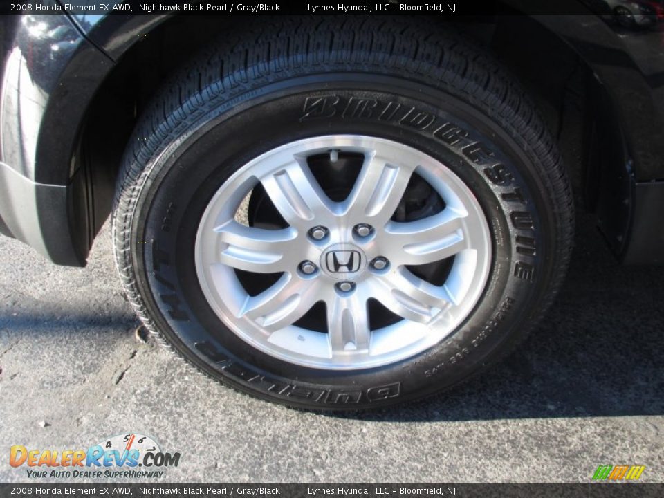 2008 Honda Element EX AWD Nighthawk Black Pearl / Gray/Black Photo #4