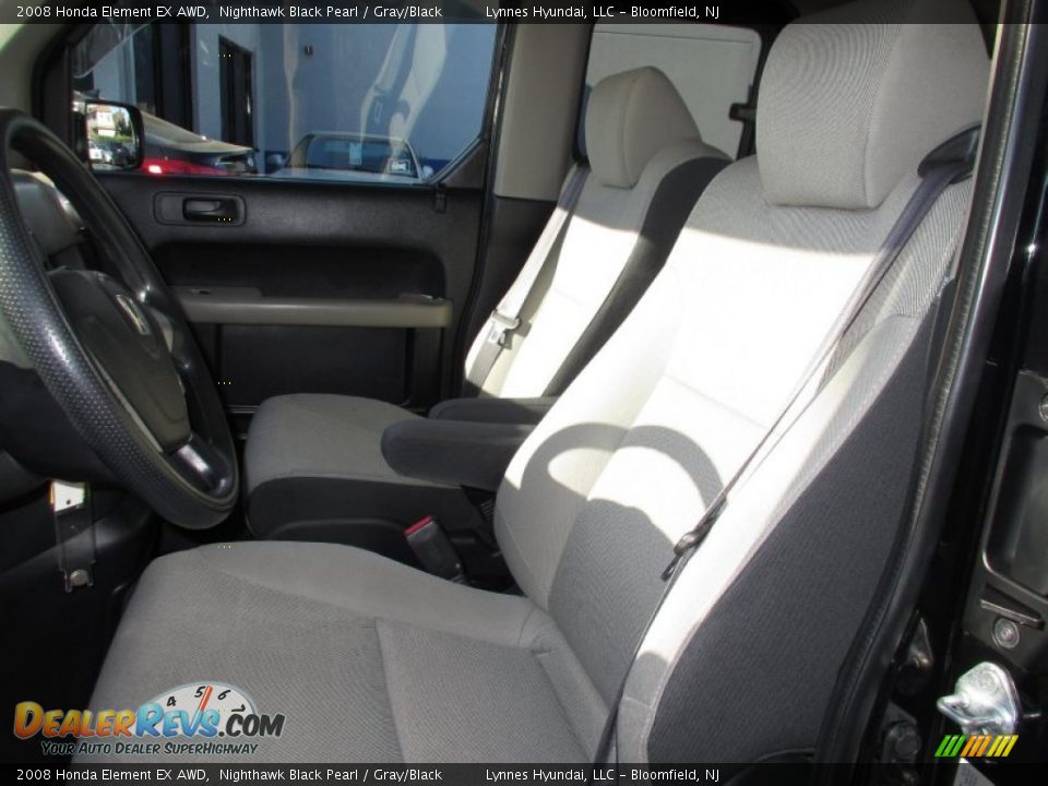 2008 Honda Element EX AWD Nighthawk Black Pearl / Gray/Black Photo #7
