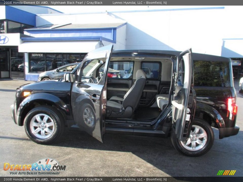 2008 Honda Element EX AWD Nighthawk Black Pearl / Gray/Black Photo #9