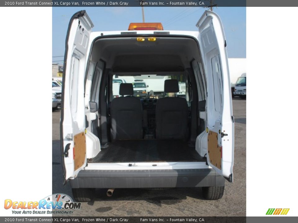 2010 Ford Transit Connect XL Cargo Van Frozen White / Dark Gray Photo #6