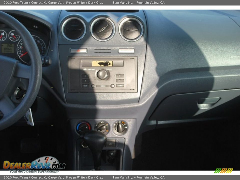 2010 Ford Transit Connect XL Cargo Van Frozen White / Dark Gray Photo #15