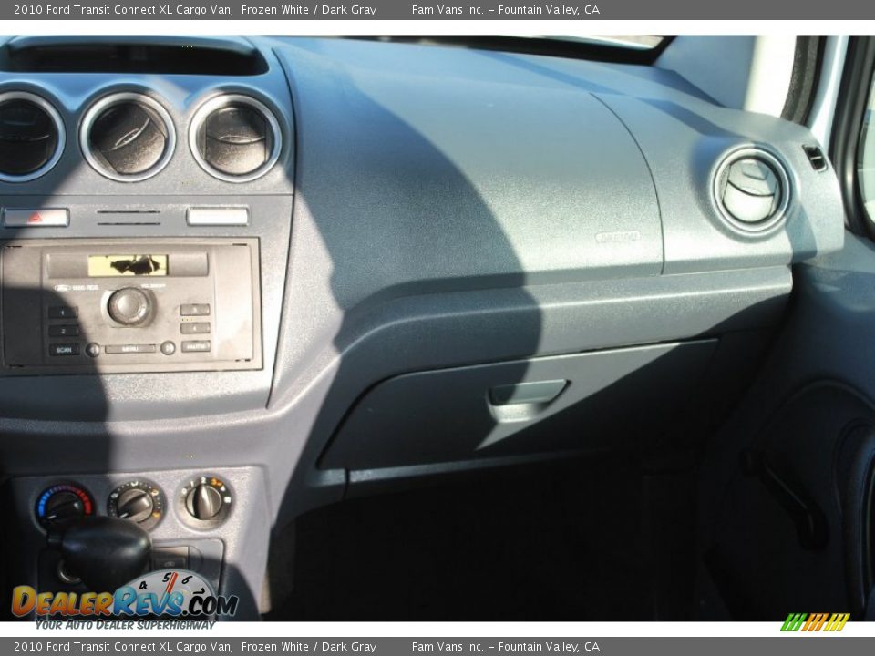 2010 Ford Transit Connect XL Cargo Van Frozen White / Dark Gray Photo #16
