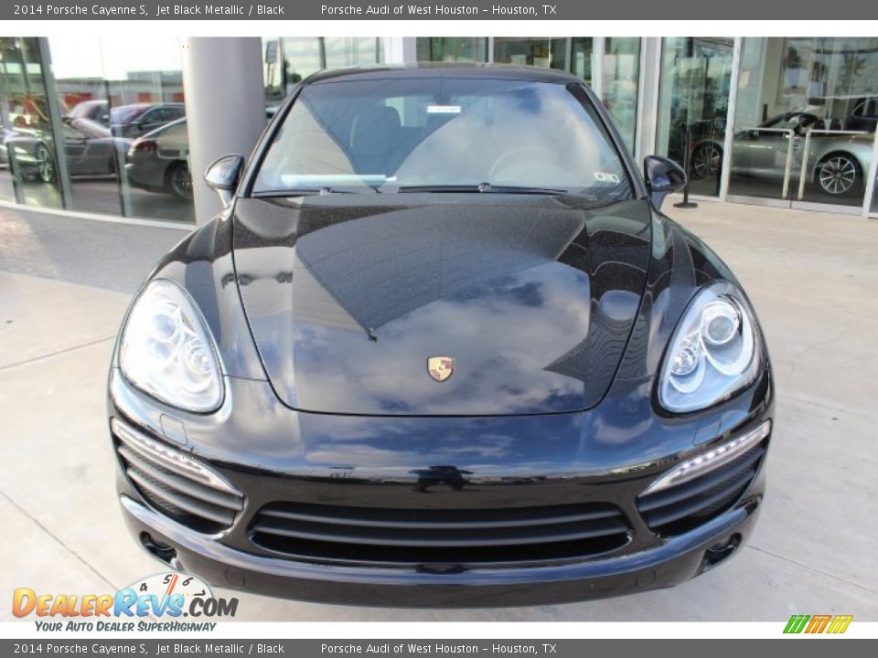 2014 Porsche Cayenne S Jet Black Metallic / Black Photo #2
