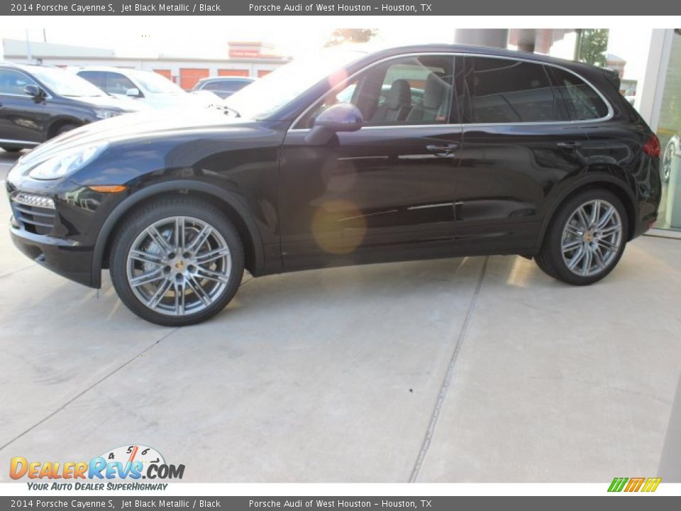 2014 Porsche Cayenne S Jet Black Metallic / Black Photo #4