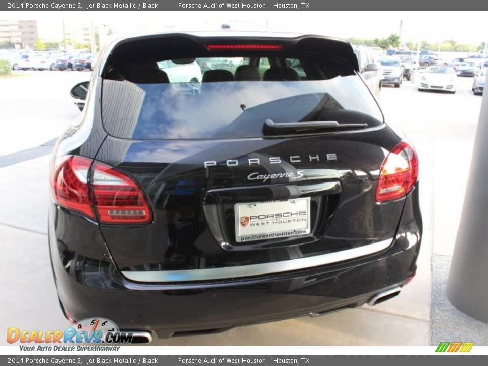 2014 Porsche Cayenne S Jet Black Metallic / Black Photo #6