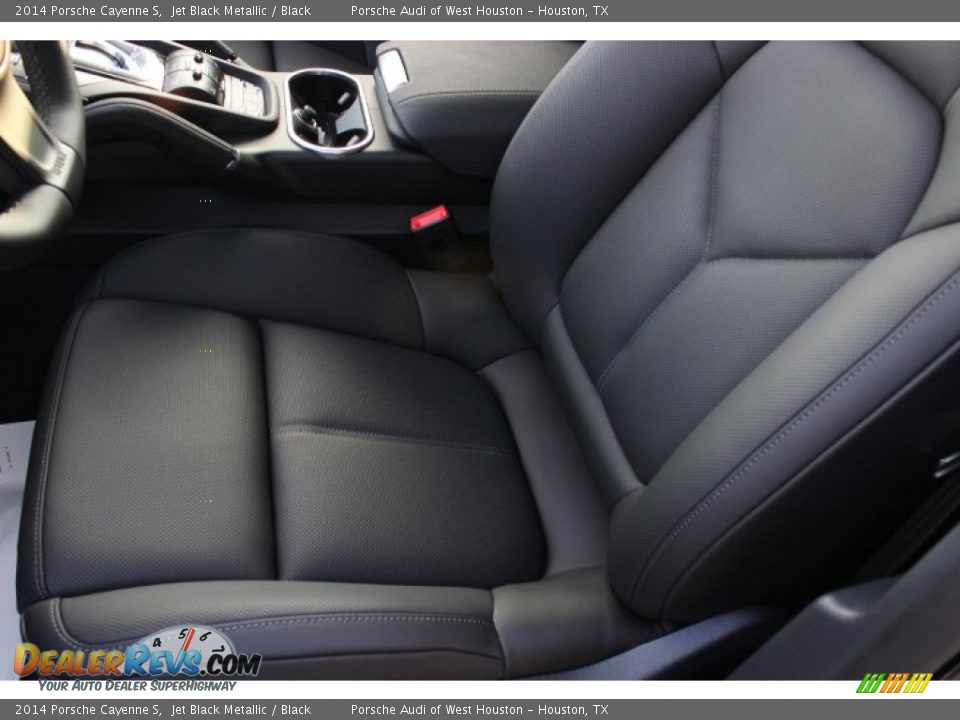 2014 Porsche Cayenne S Jet Black Metallic / Black Photo #14