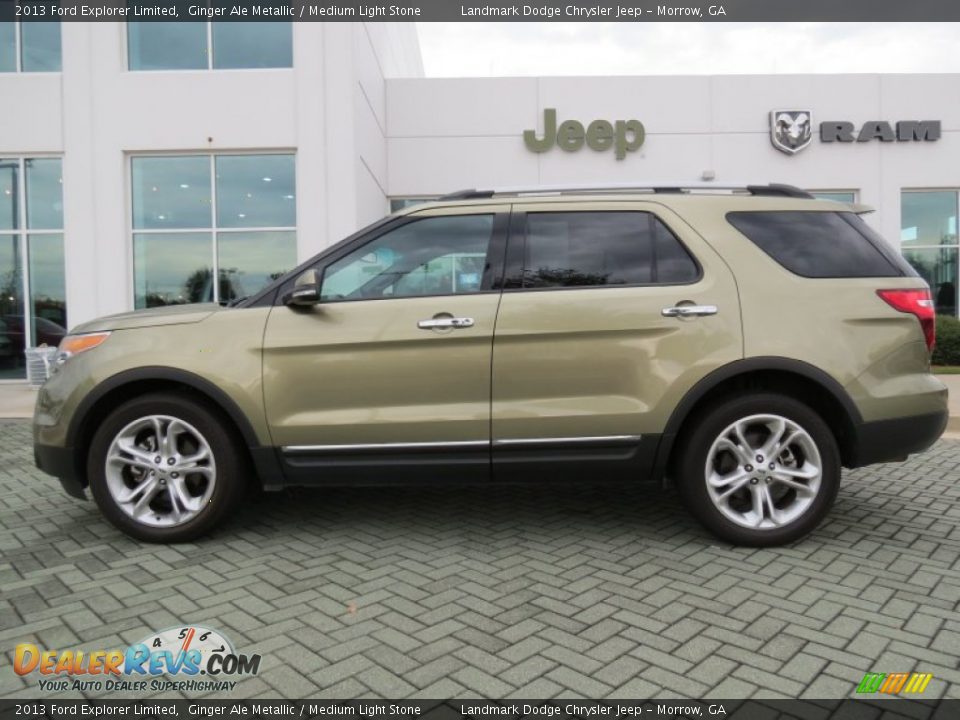 2013 Ford Explorer Limited Ginger Ale Metallic / Medium Light Stone Photo #2